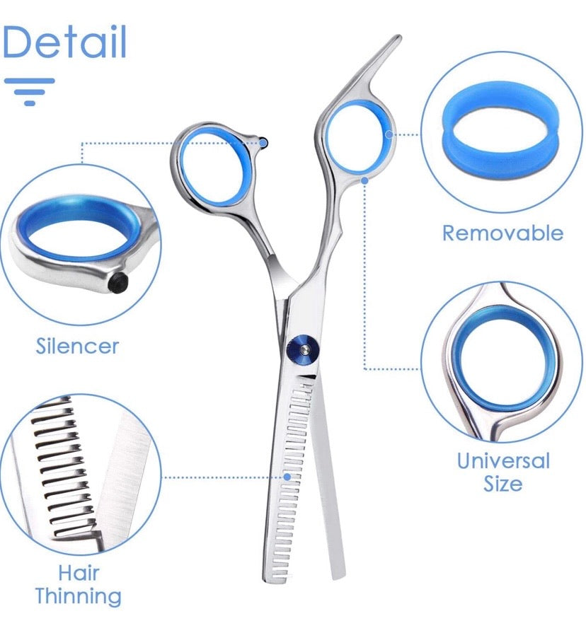 9pcs Hair Cutting Tool Hairdressing Kit