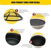 45 cm Portable Fire Pit, BBQ & Smoker