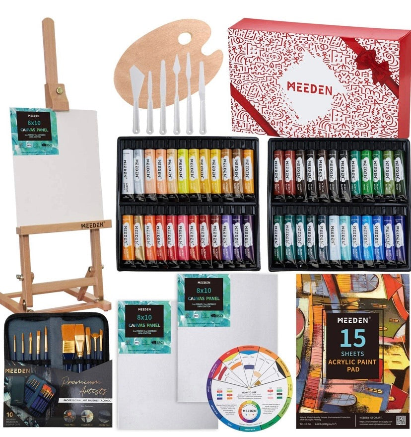 MEEDEN 71-Piece Acrylic Painting Set