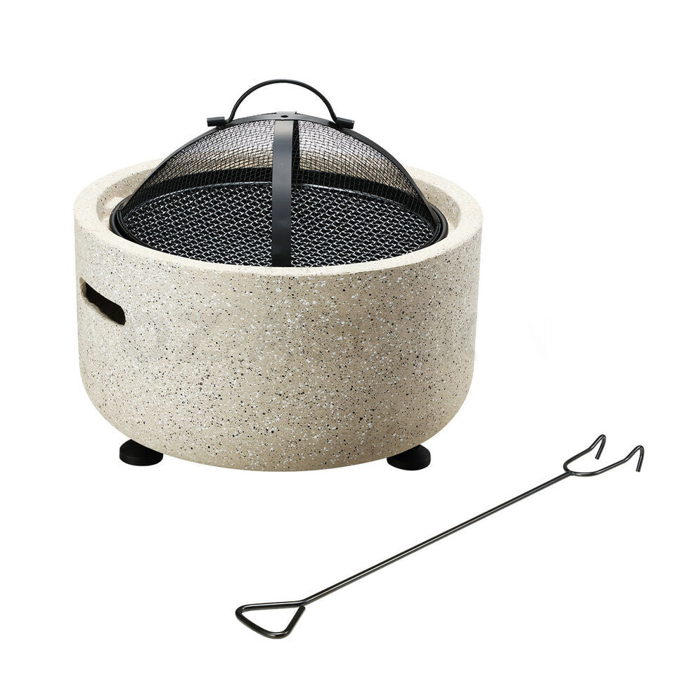 45 cm Portable Fire Pit, BBQ & Smoker
