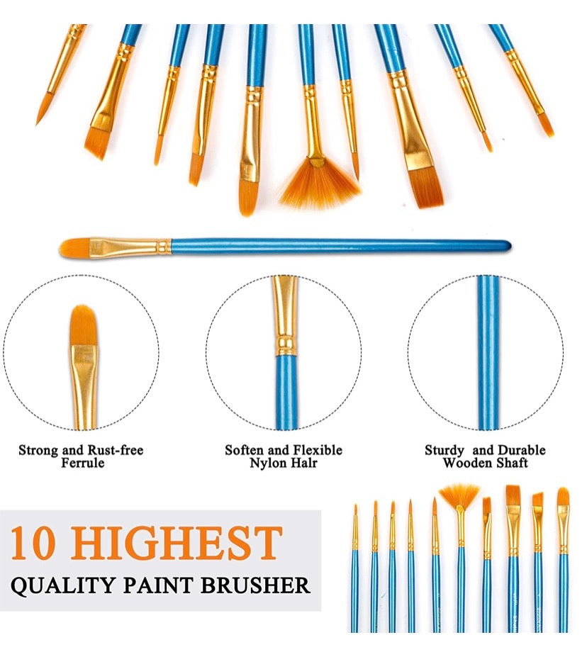 46 Pack Acrylic Paint Set