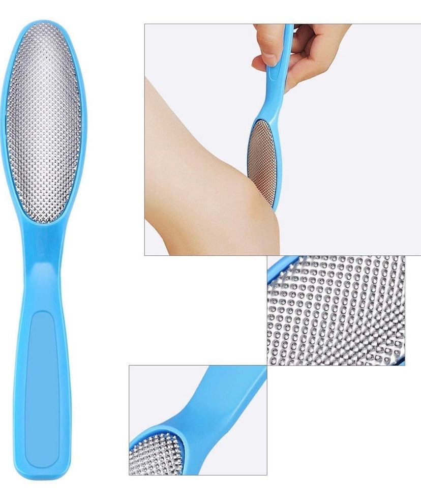Stainless-Steel Pedicure & Foot-Care Tool Set – 6 Tools + 5 Blades
