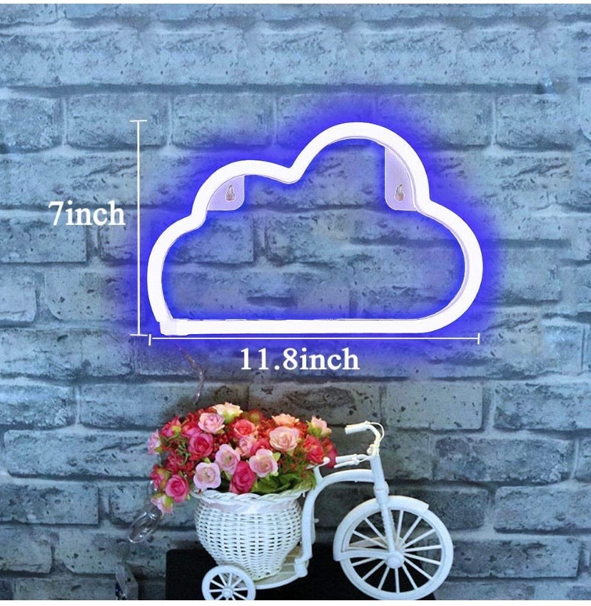 Blue Cloud Neon Light Signs