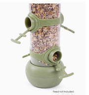 Four-Port Tube Bird Seed Feeder