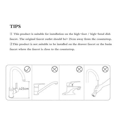 Touchless Motion-Sensor Faucet Adapter – USB Rechargeable