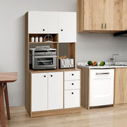 180 cm Tall Kitchen Pantry Cabinet with 3 Drawers