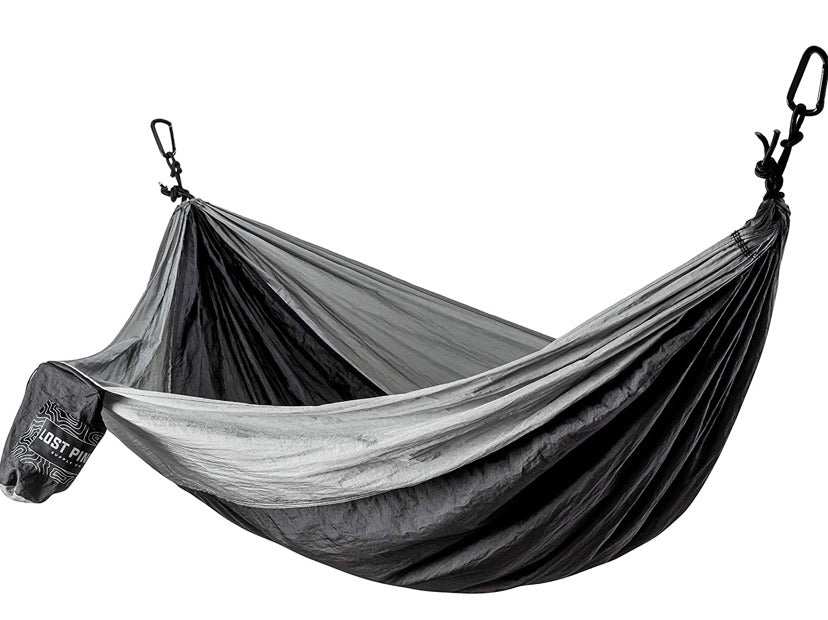 Camping Hammock Double & Single Portable Hammocks, Lightweight Nylon Parachute Hammocks for Backpacking, Travel, Beach, Backyard, Patio, Hiking