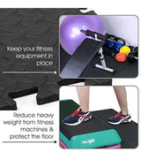 Interlocking Exercise Foam Mats with Border