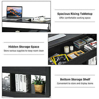 Lift-Top Coffee Table with Open & Hidden Storage