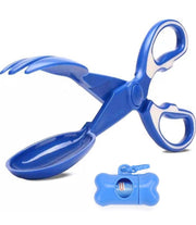 Scissor-Style Handheld Pet-Waste Scooper