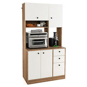 180 cm Tall Kitchen Pantry Cabinet with 3 Drawers