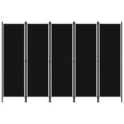 Folding Divider 5 Panel Screen Privacy Partition Stand Dressing Room Separator