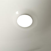 Oval High-Gloss Ceramic Countertop Basin – 41 × 34 cm