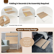 Foldable 2-Tier Computer Desk – No Assembly Required