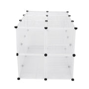 28pcs Pet Dog Playpen Puppy Exercise Panel Cage Enclosure Fence Portable Metal
