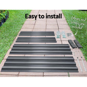 Galvanised-Steel Raised Garden Bed – 180 × 90 × 30 cm