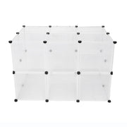 28pcs Pet Dog Playpen Puppy Exercise Panel Cage Enclosure Fence Portable Metal