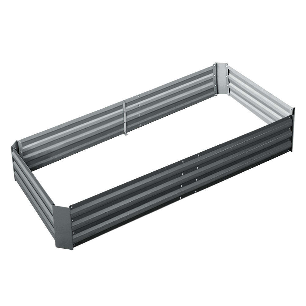 Galvanised-Steel Raised Garden Bed – 180 × 90 × 30 cm
