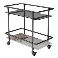 2-Tier Rolling Side & Serving Cart