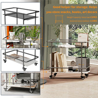 2-Tier Rolling Side & Serving Cart